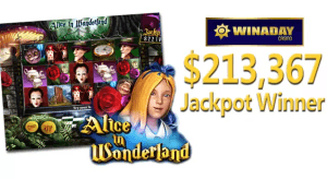 Alice In Wonderland WinADay Casino Jackpot