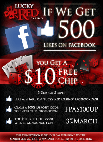 Lucky Red Facebook Promotion