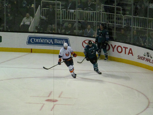 San Jose Sharks vs New York Islanders 2013