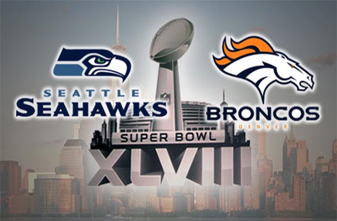 Seattle Seahawks vs Denver Broncos Super Bowl XLVIII
